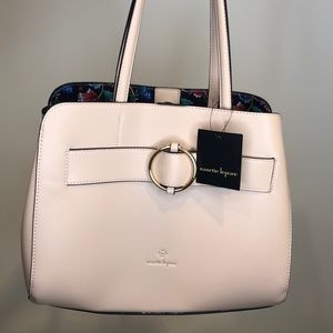 NWT Nanette Lepore blush pink vegan leather purse